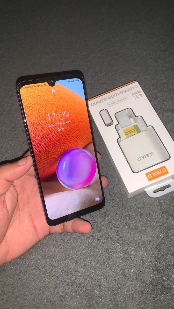 A32 128GB Lilás + Carregador Rápido | Excelente Estado