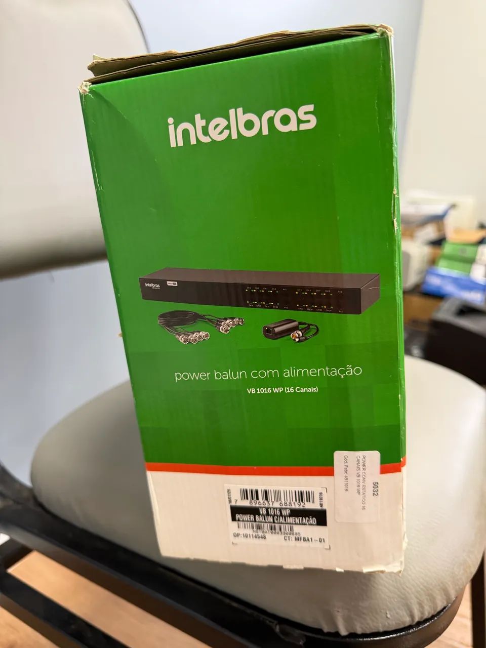 INTELBRAS POWER BALUN COMPLETO ALIMENTAÇÃO VB 1016 WP  HD  (FULL HD)
