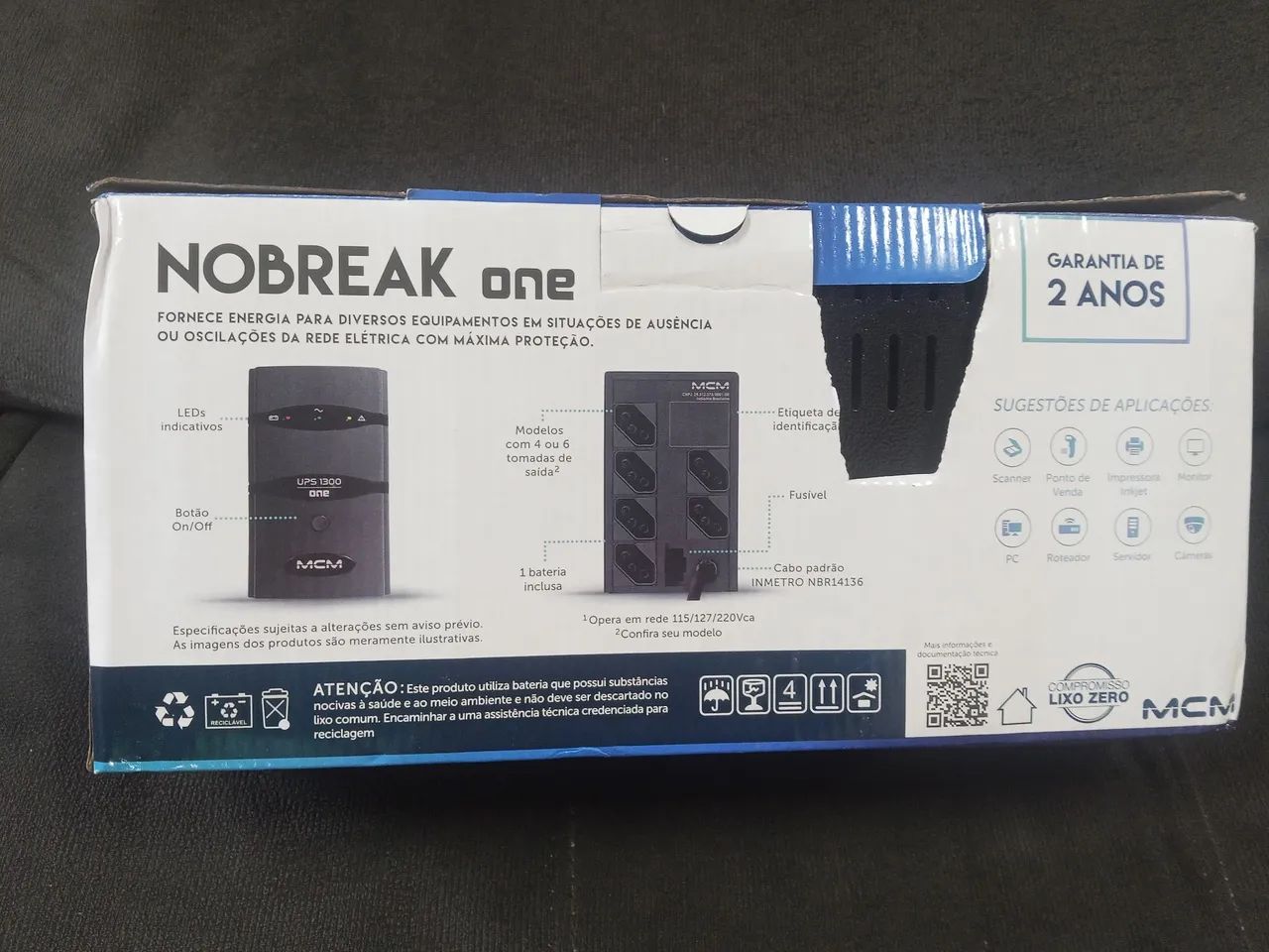 Nobreak MCM UPS 1200VA One - Foto 3
