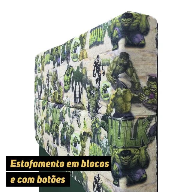 Cabeceira infantil Hulk - Foto 4