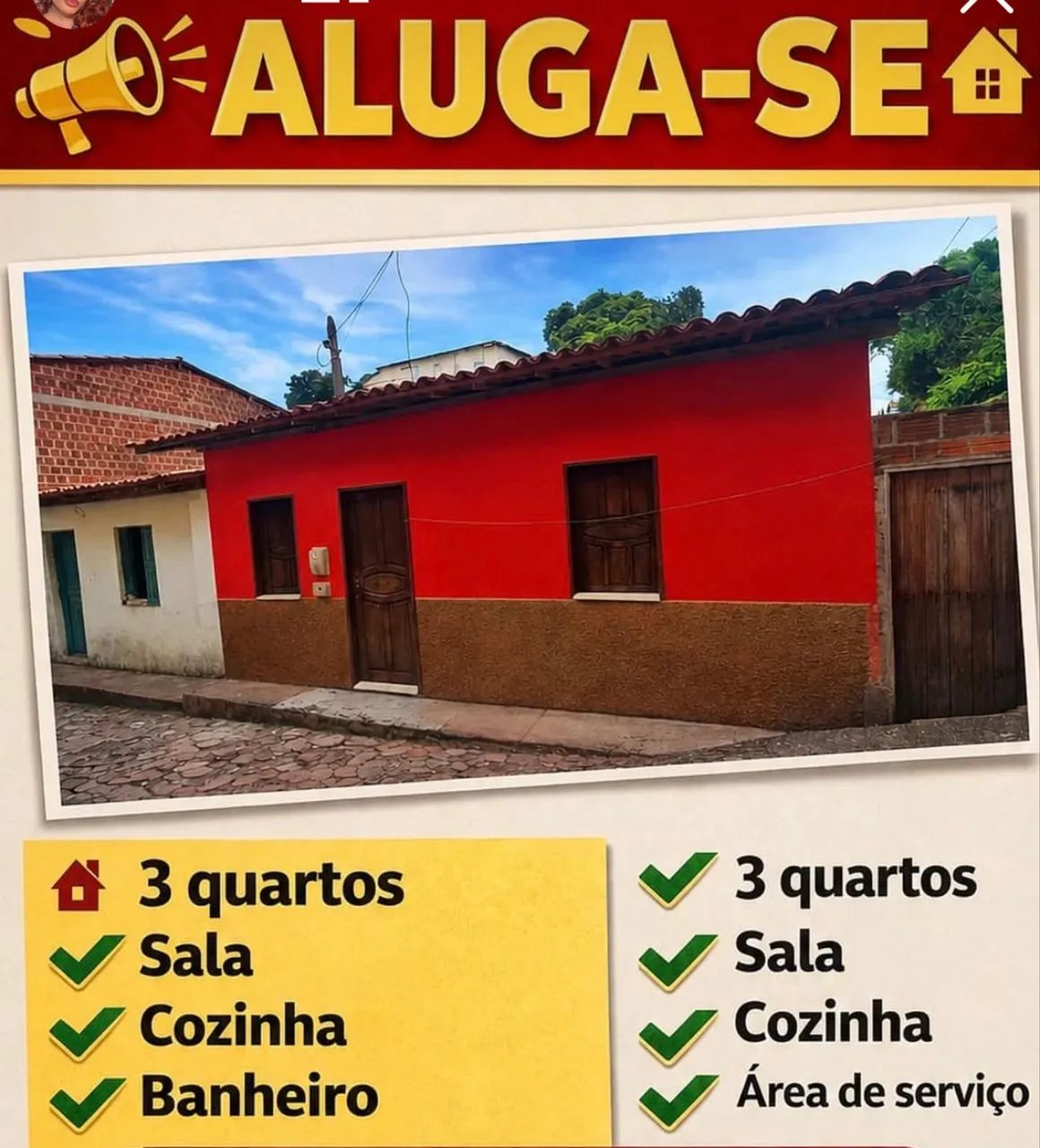 ALUGUEL DE CASA - LENÇÓIS 