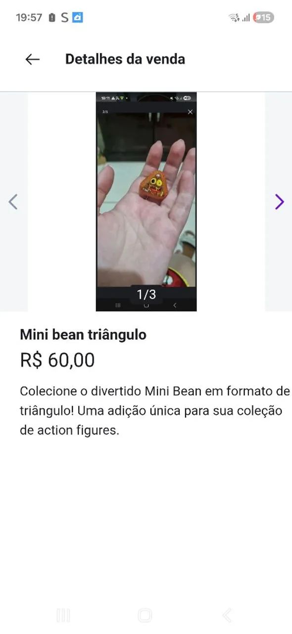 Mini beanz triângulo  - Foto 3