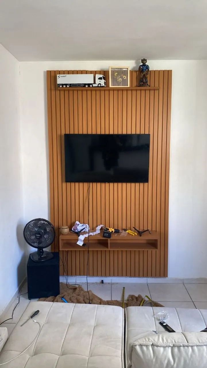 Painel Ripado para TV Até 55 Polegadas - Foto 5
