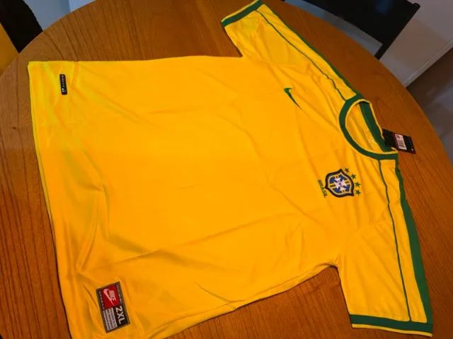 Camisa Retro Brasil 1998 Nova 