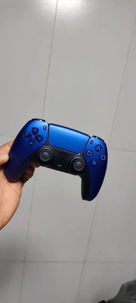 Controle PS5 metálizado 