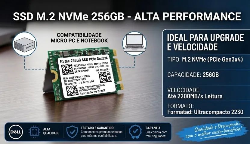 M.2 NVMe 256GB