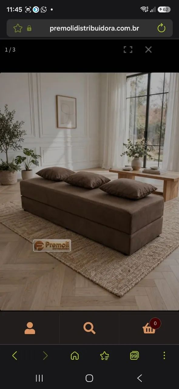 Bicama Suede Premoli Cor Vermelho Podem Ter Variações de Tonalidade - Foto 2