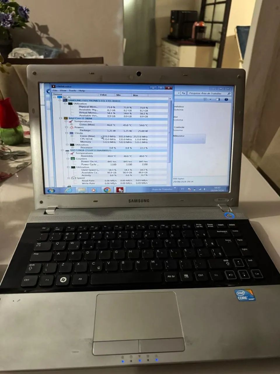Notebook Samsung rv411 - Foto 3