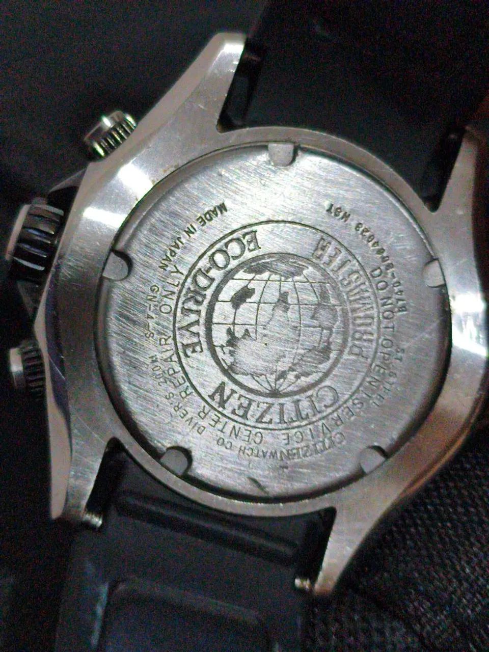 Aqualand Eco-Drive Cronógrafo Diver's 200m Analógico Masculino