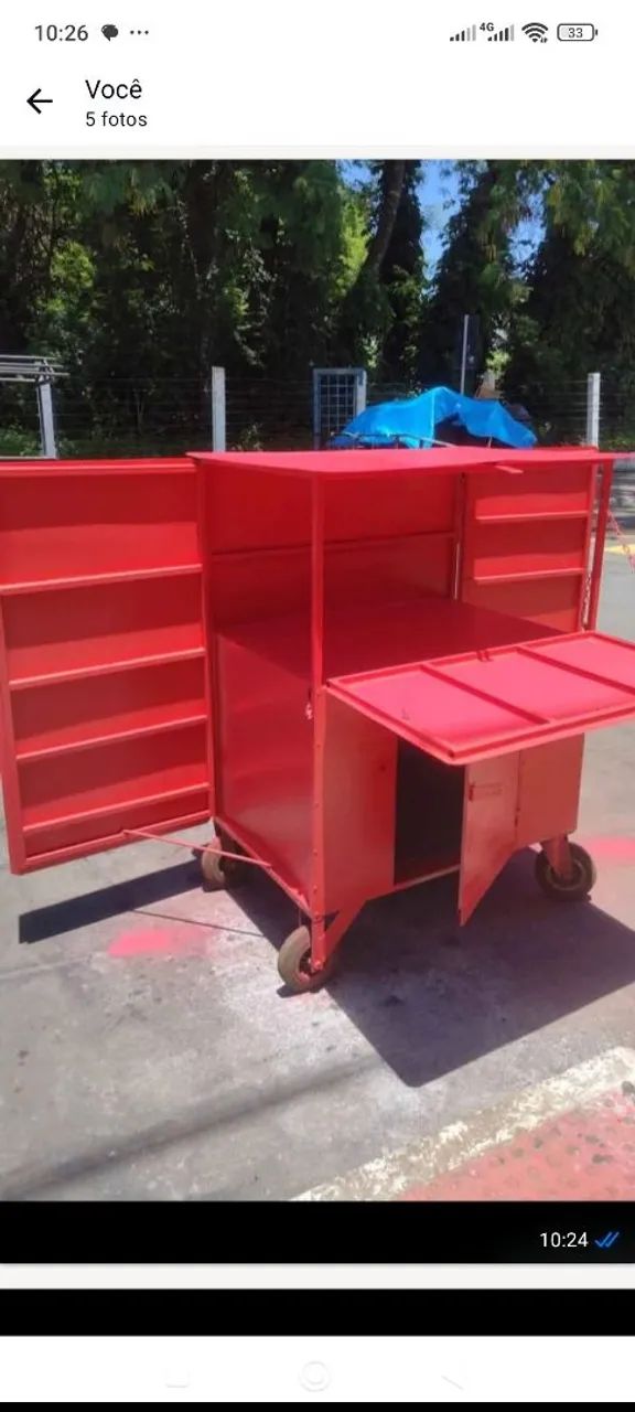 Carrinho de ambulante 