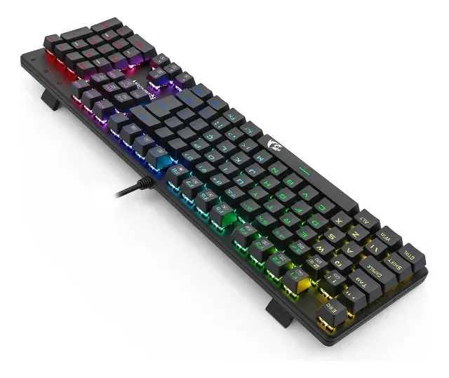 Teclado Redragon Sindri Rainbow K671 (PT-BROWN) - Foto 3