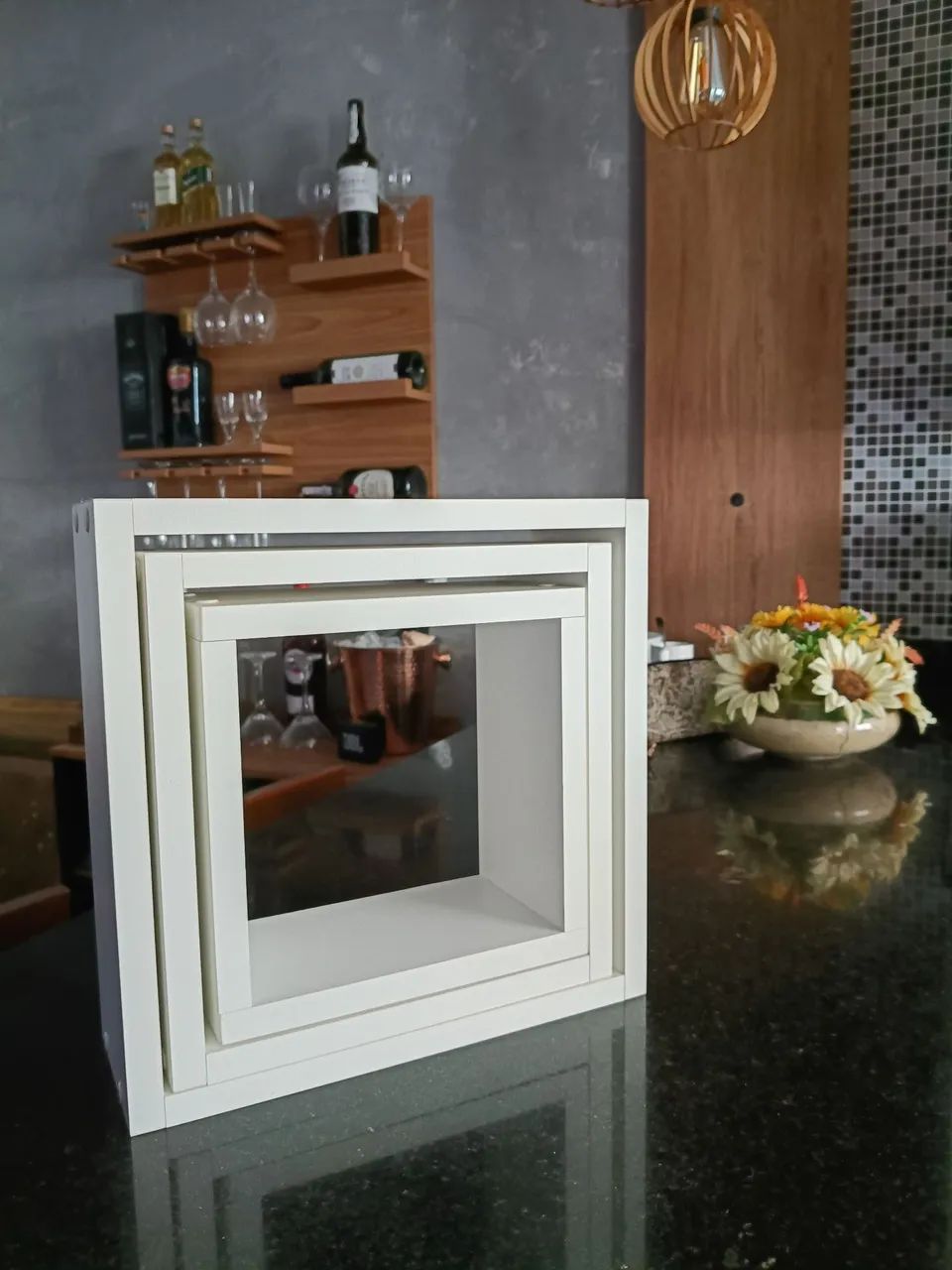 Kit nicho 3 peças MDF  - Foto 2