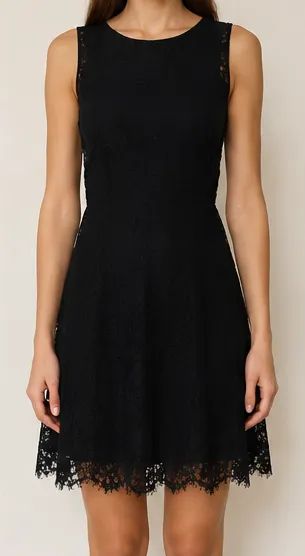Vestido de Renda Preto - Foto 3