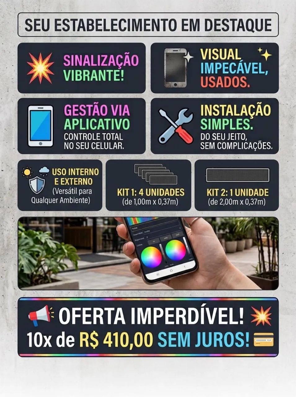 Painel em Led - Foto 4