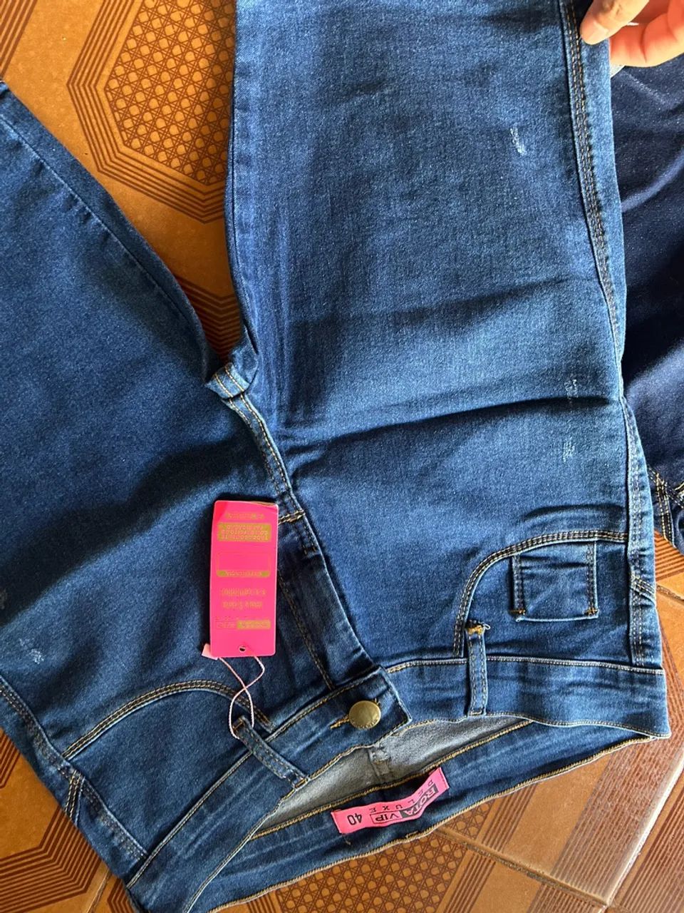 Calças/bermudas/shorts jeans  - Foto 4