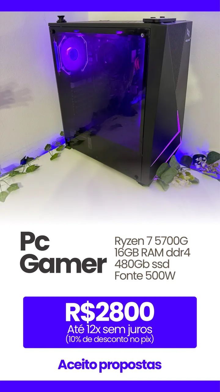 Pc gamer - Ryzen 7 5700G