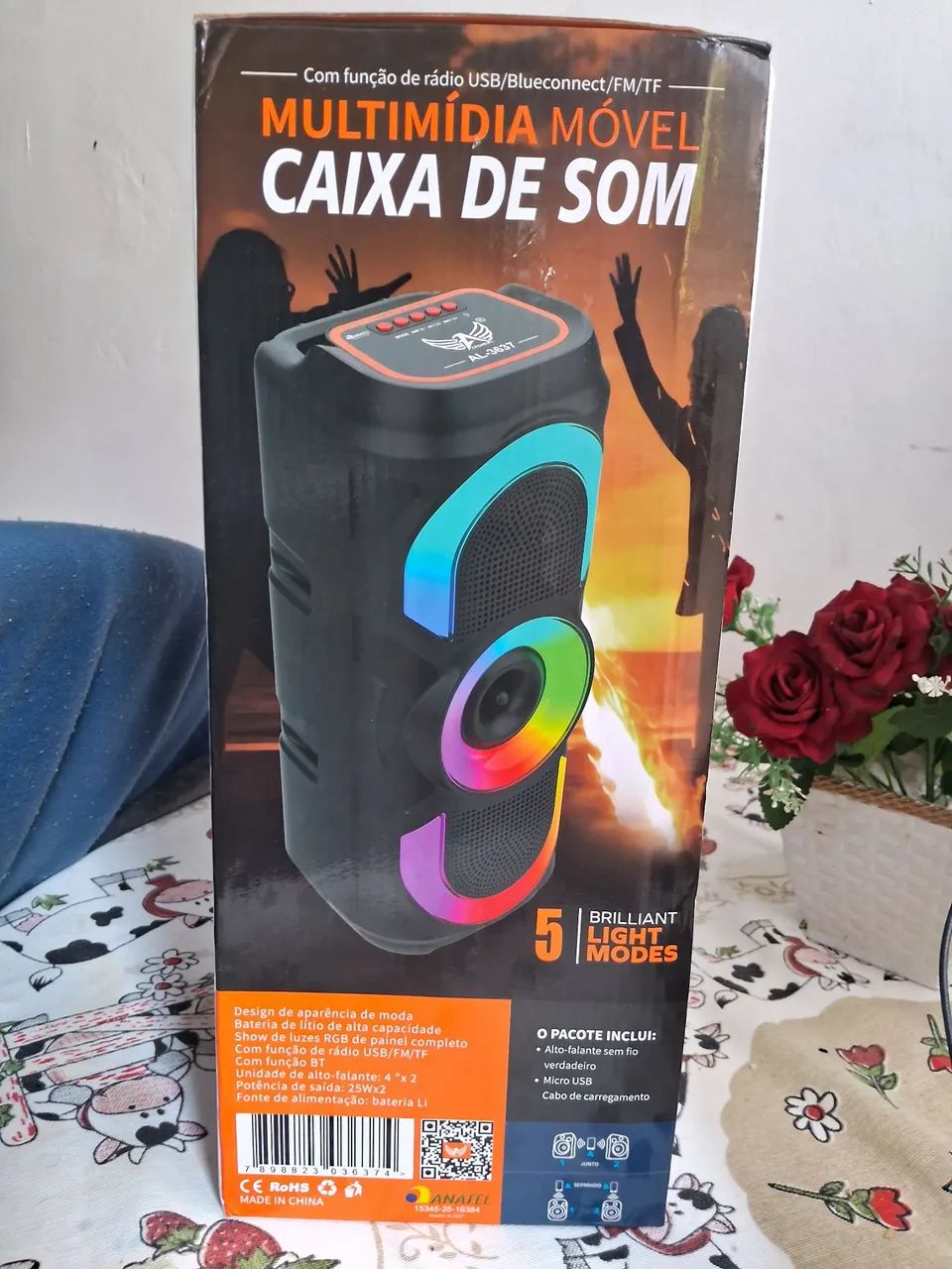 Caixa de som bluetooth 50w  - Foto 2