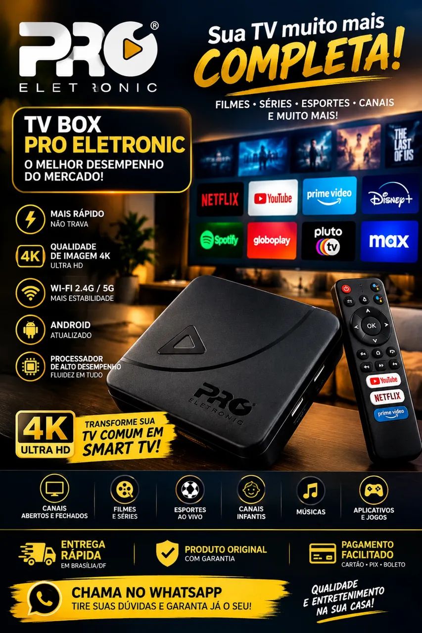 TvBox Pro Eletrônic  - Foto 4