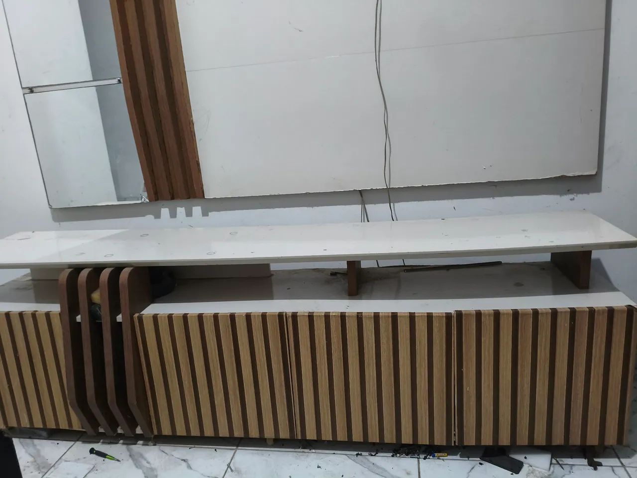 Home+RACK grande conservado com espelho - Foto 2