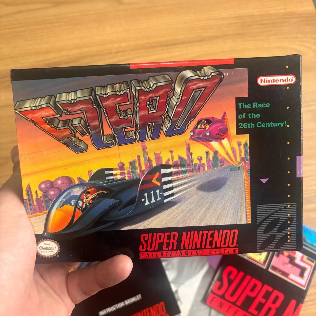 F-Zero - Super Nintendo - CIB - Foto 2