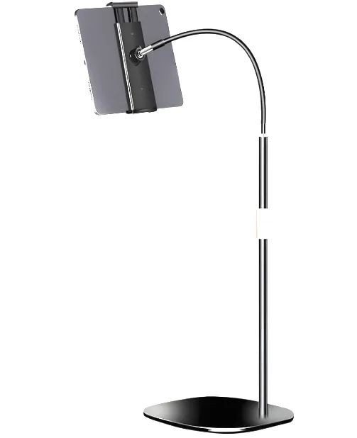 Suporte de Chão para Celular e Tablet, Ajuste Universal de 360 Graus
