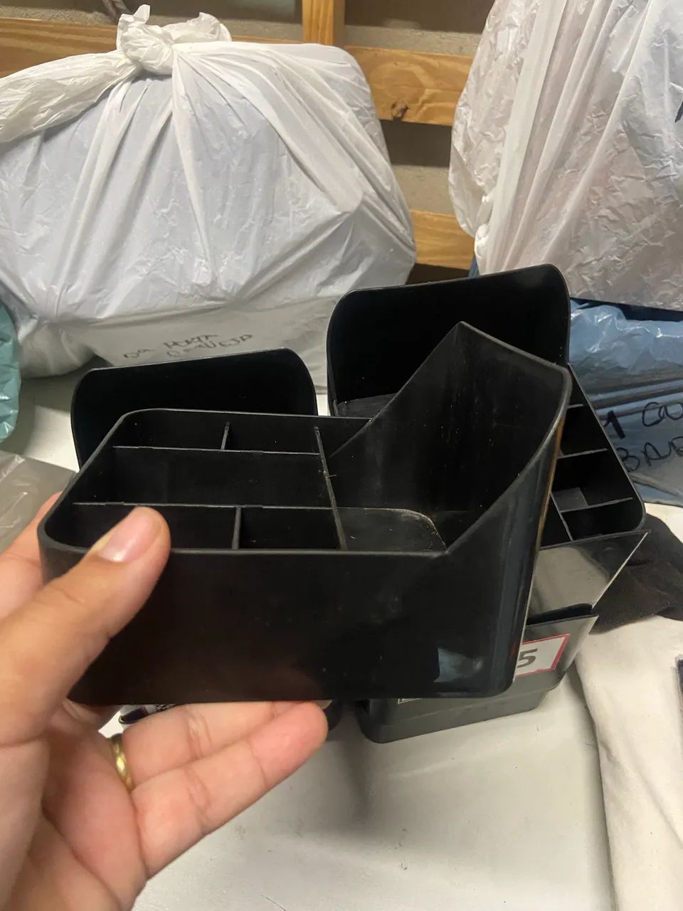 Porta sache de mesa plástico  - Foto 3