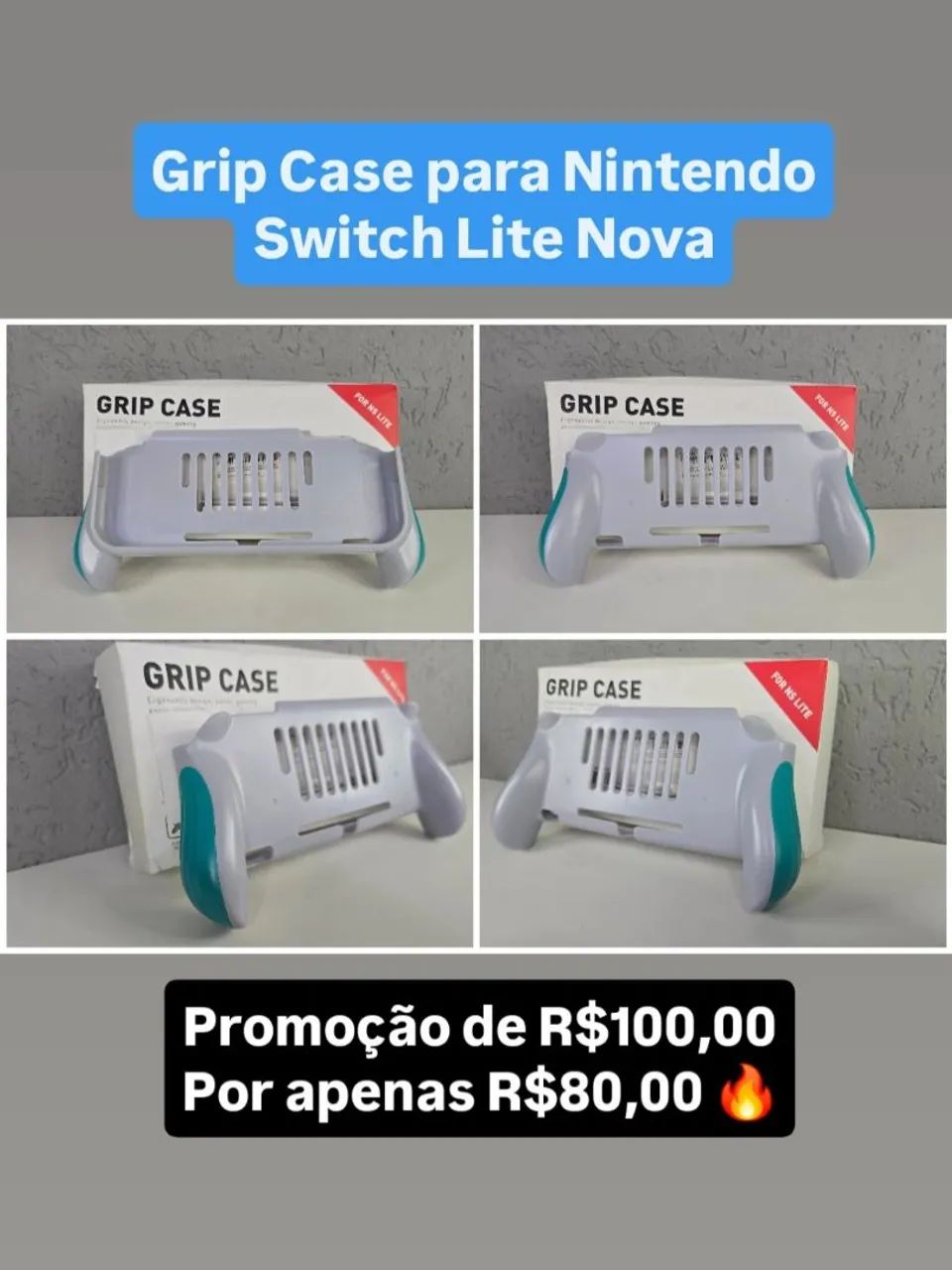 Grip Case para Nintendo Switch Lite Nova !!!
