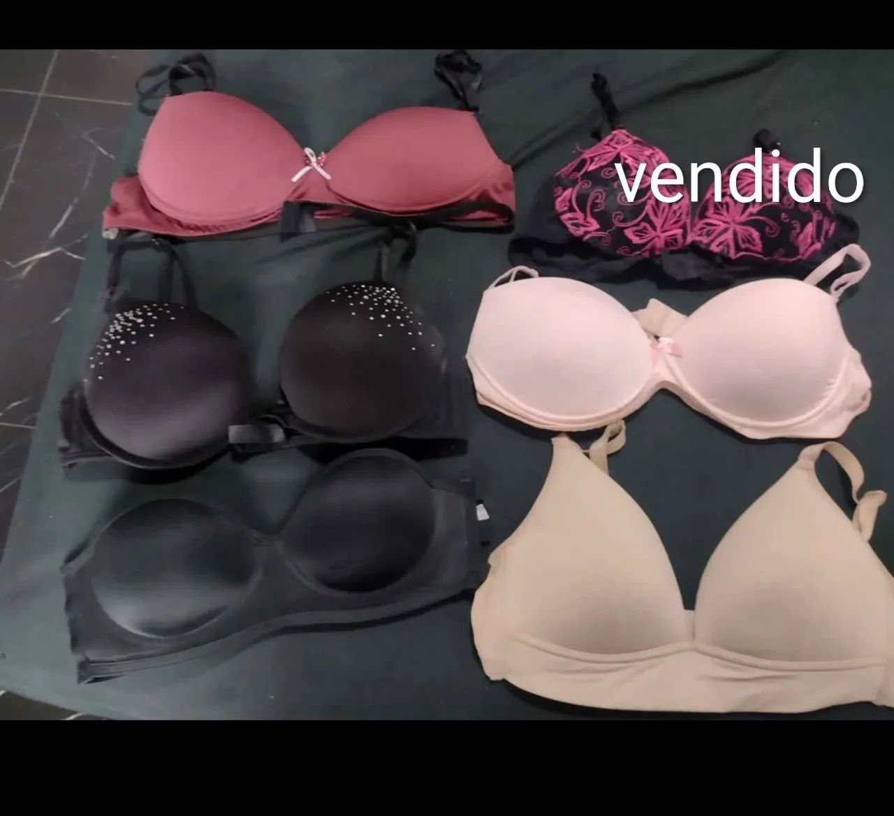 Lote com 5 peças de soutiens  - Foto 2