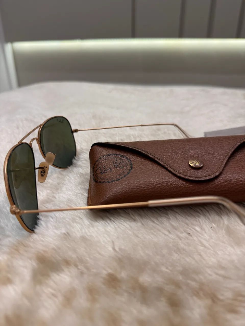 Óculos Ray-Ban RB3025 Aviator Flash Lenses Original - Foto 4
