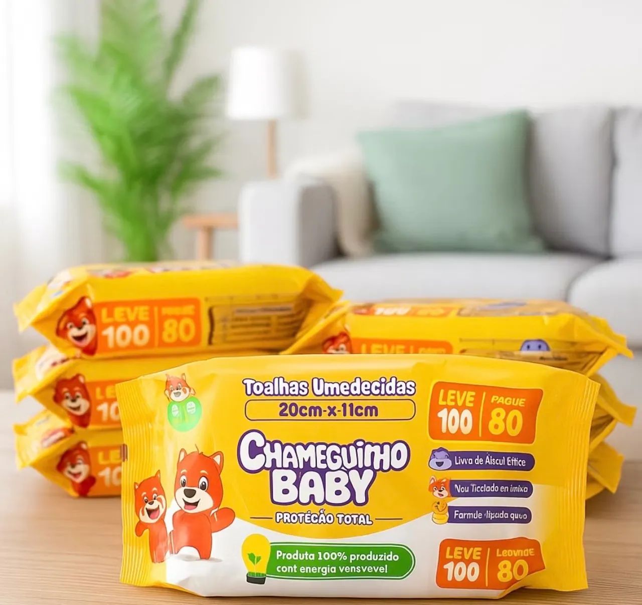 KIT 600 lenços umidecidos infantil  - Foto 2