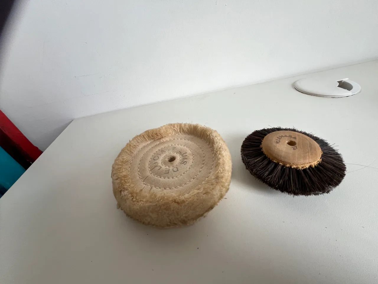 Rebolo roda pano polimento e escova novos esmeril - Foto 2