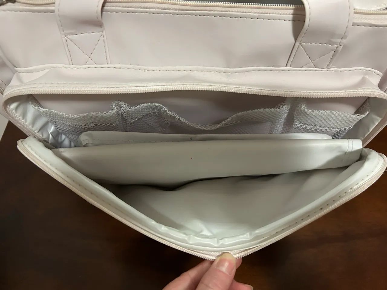 Bolsa mala maternidade Paola da vinci rosa claro  - Foto 6