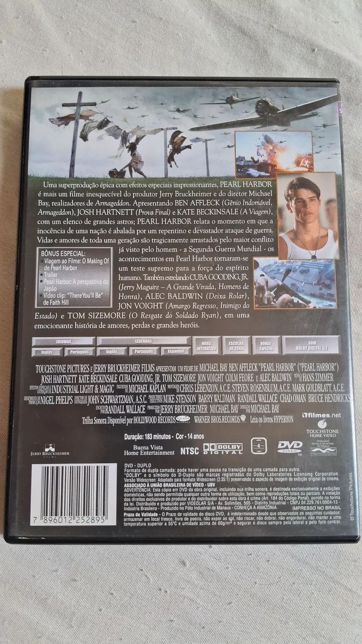 DVD Pearl Harbor (Duplo - Original) - Foto 2