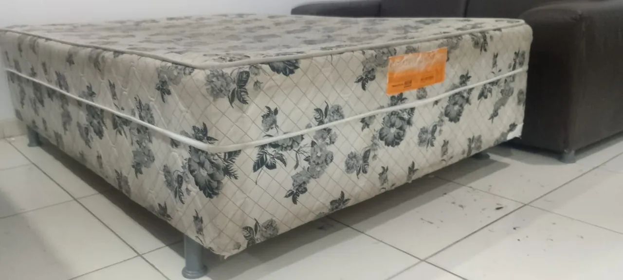 Cama Usada Higienizada - Espuma Casal (ENTREGA GRÁTIS) - Foto 3
