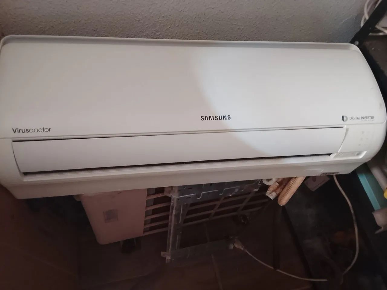 Ar condicionado sansung com avaria 