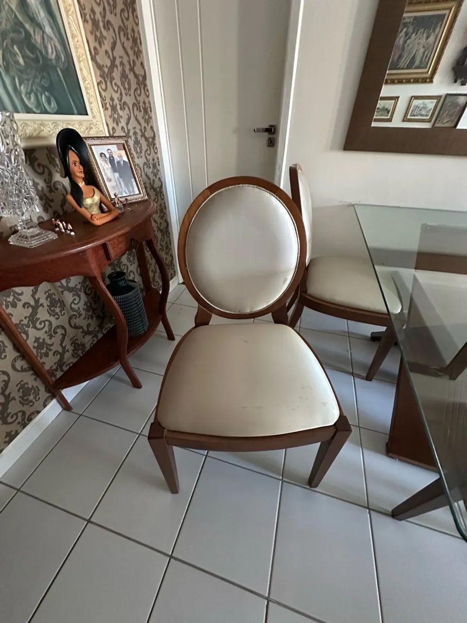 Vendo Mesa e 5 cadeiras Parma - Foto 4