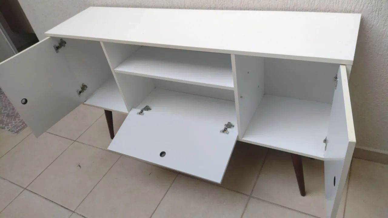Armário branco serve para tv até 40 polegadas ou cantinho café 1.50 - Foto 3