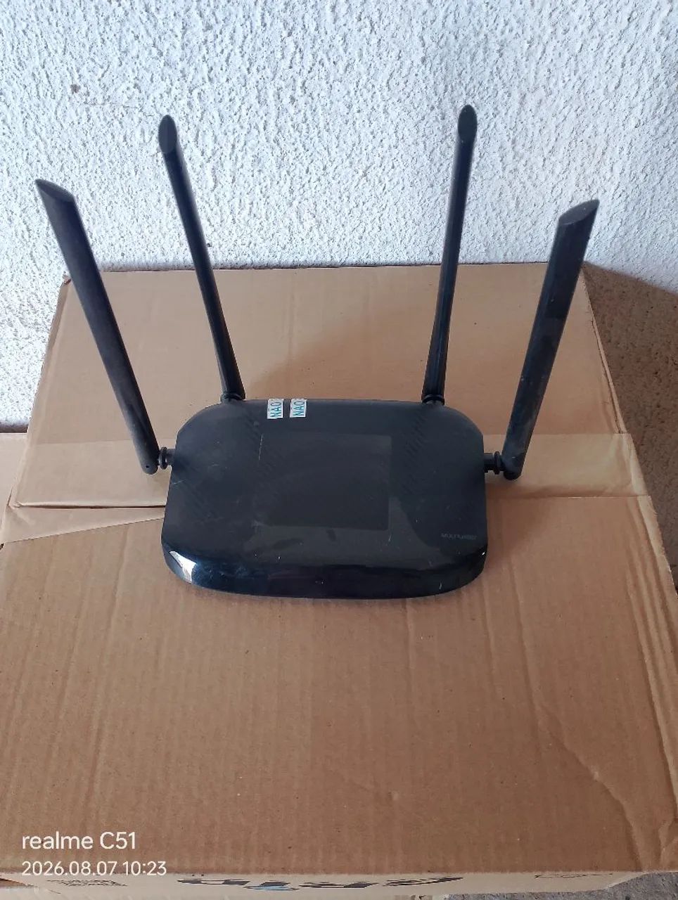Roteador Multilaser sem fonte 20 peças 