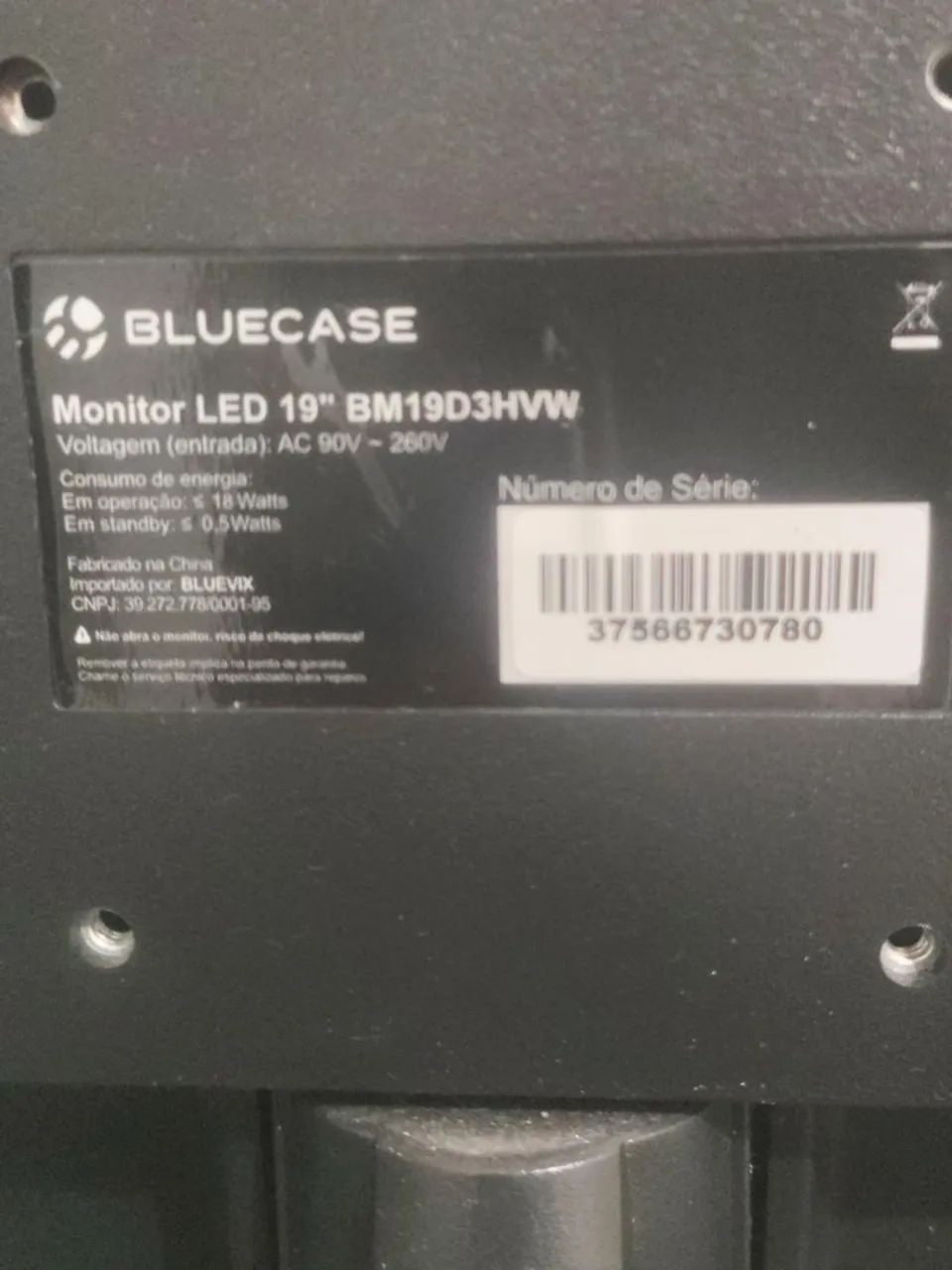 Computador Completo Usado MARCA: BLUECASE 2023  CPU + Monitor + Teclado + Mouse - Foto 4