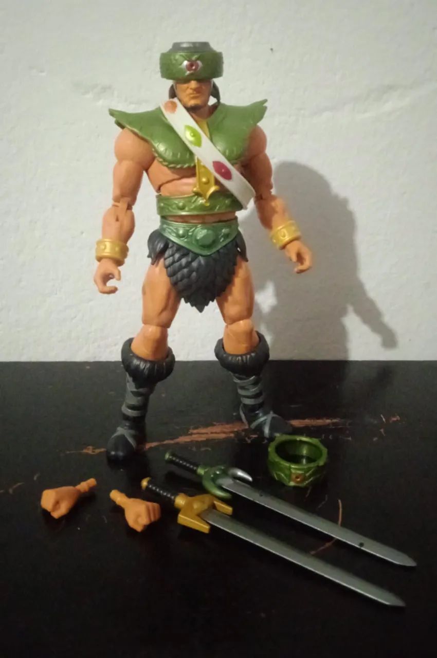 Triclops, Mentor e Zodak He-Man MOTU PROMOÇÃO