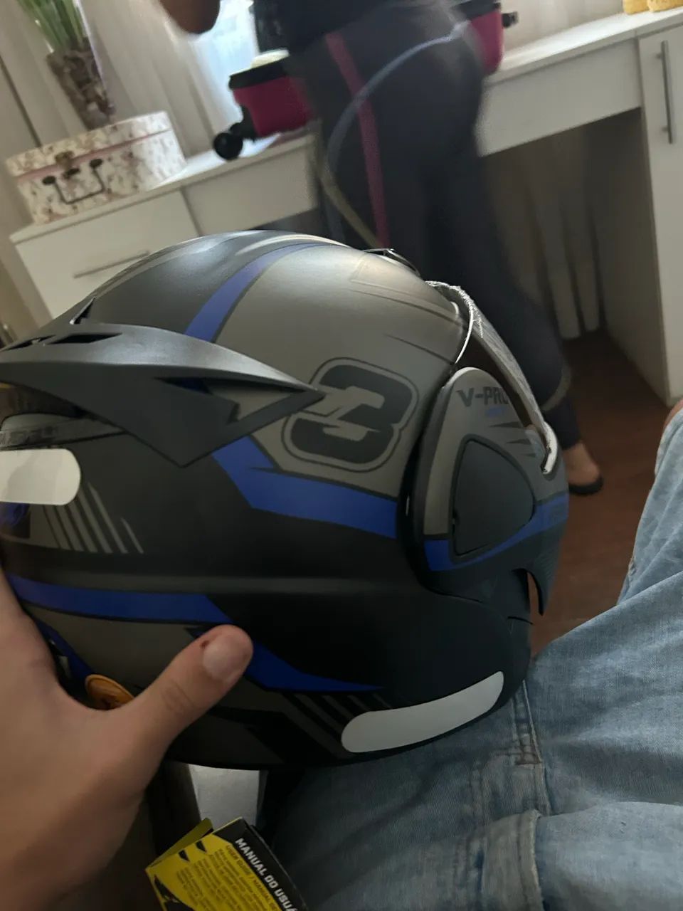 Capacete V-PRO JET 3 - Foto 4