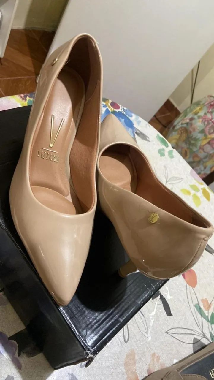 Scarpin Bege