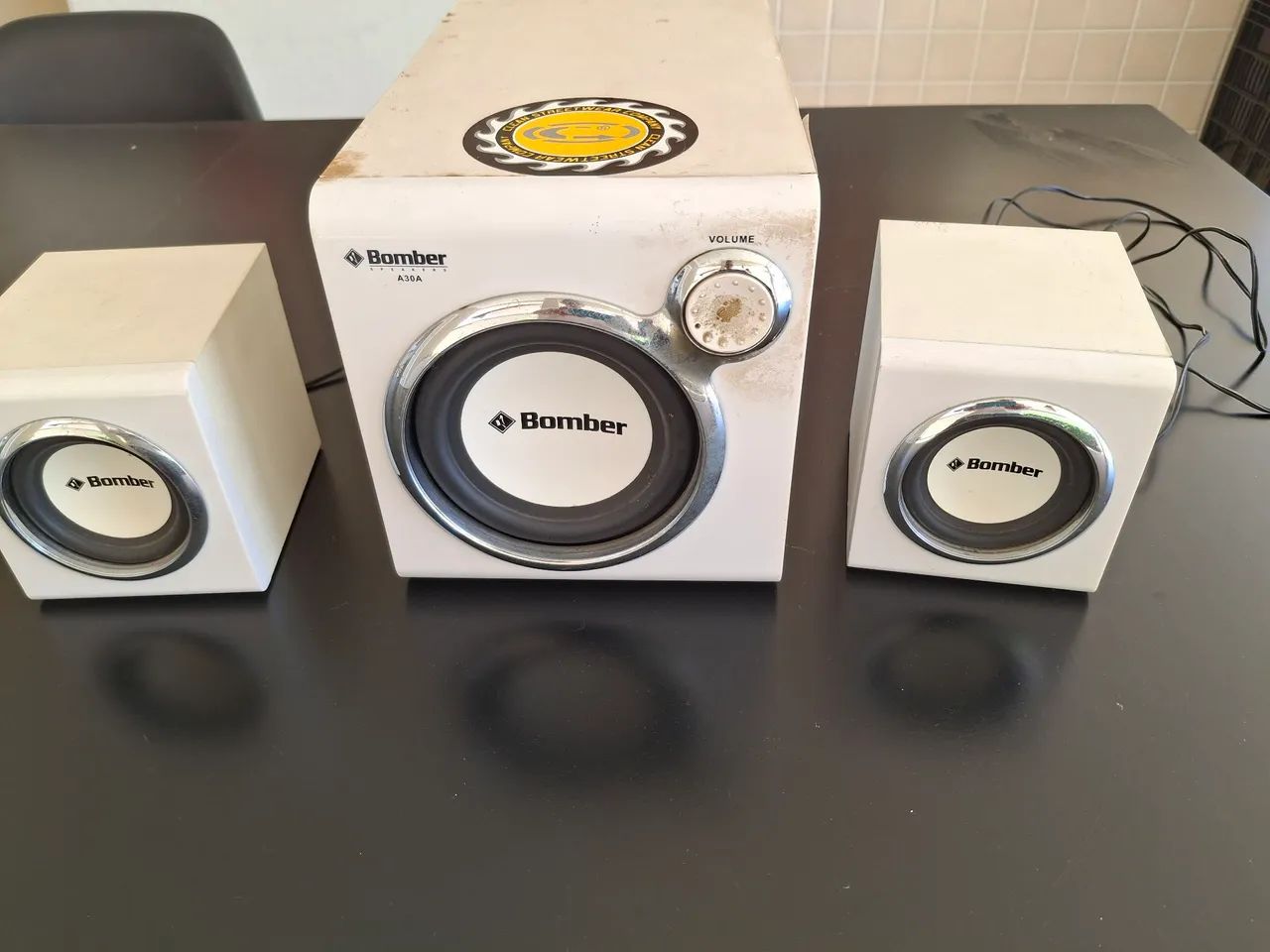 Sistema de som 2.1 Bomber para computador subwoofer satélites - Foto 6
