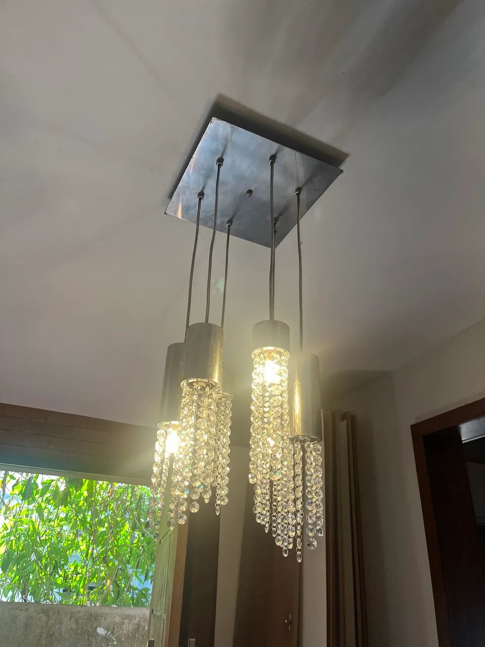 Lustre cristal (não é plástico)