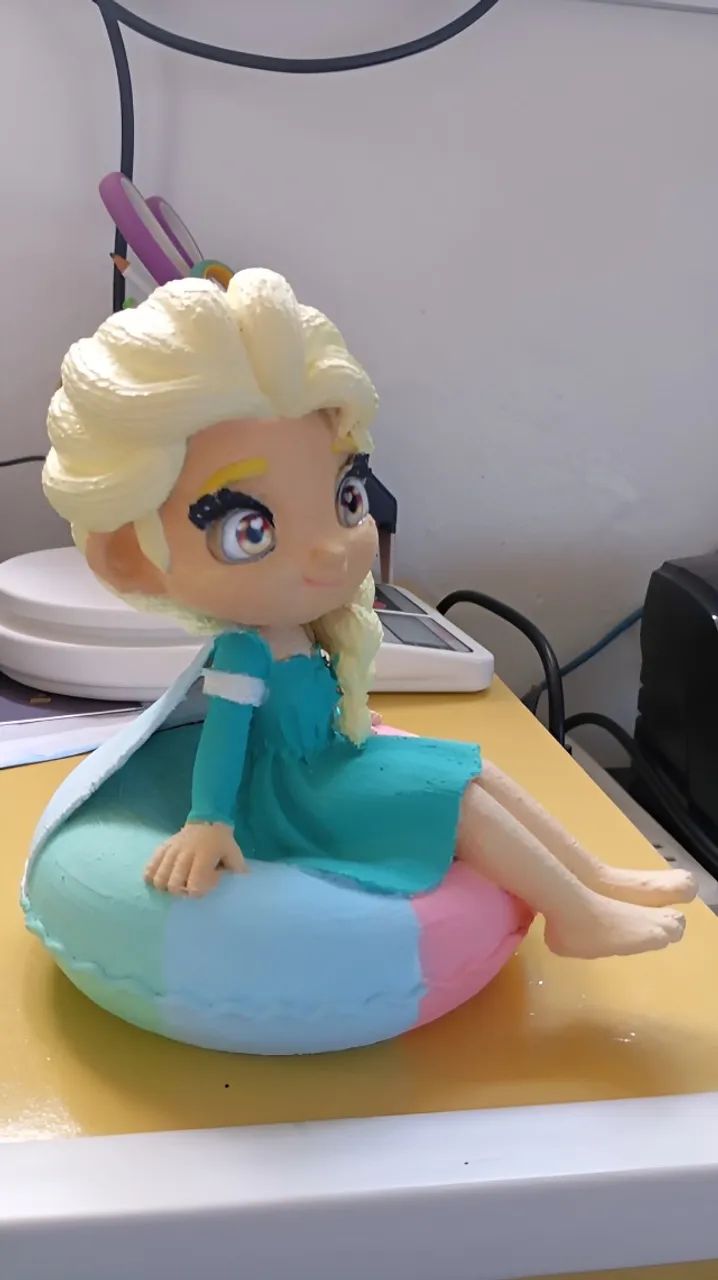 Elsa - Frozen Action Figure Estilizada - Foto 4
