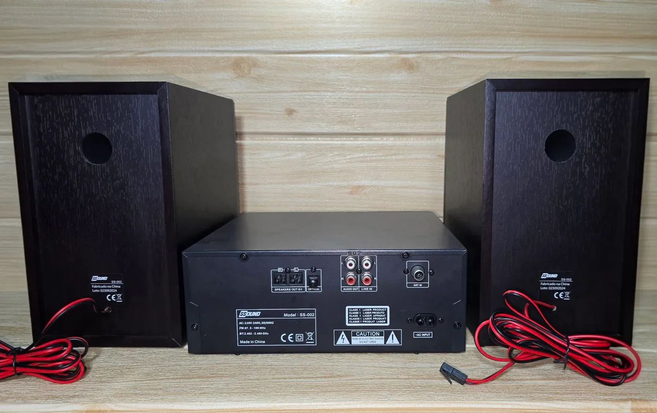 Mini System SS-002 SSOUND 330W CD/MP3 Bluetooth Rádio - Bivolt - Foto 2