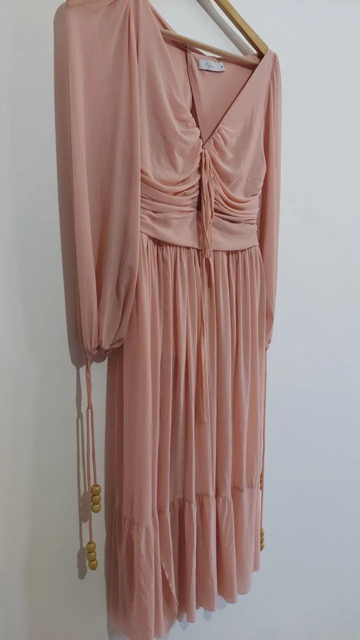 Vestido koji store salmão 