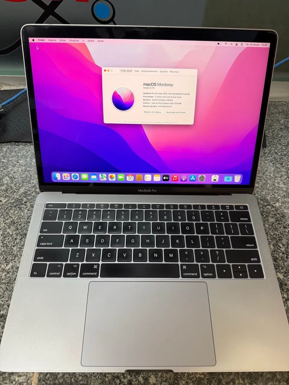 MacBook Pro 2017 modelo A-1708 16gb de RAM - Foto 2