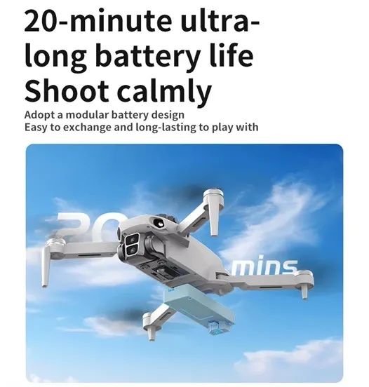 Drone L106-1 MAX GPS, Controle com Tela 4.5?, Sensor de Obstáculo - Foto 5