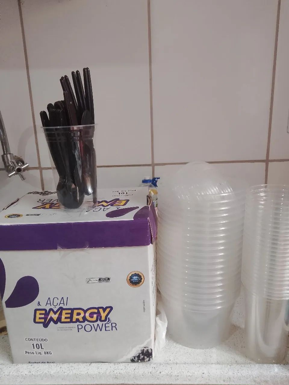 Vendo caixa de açaí e algumas embalagens  - Foto 2